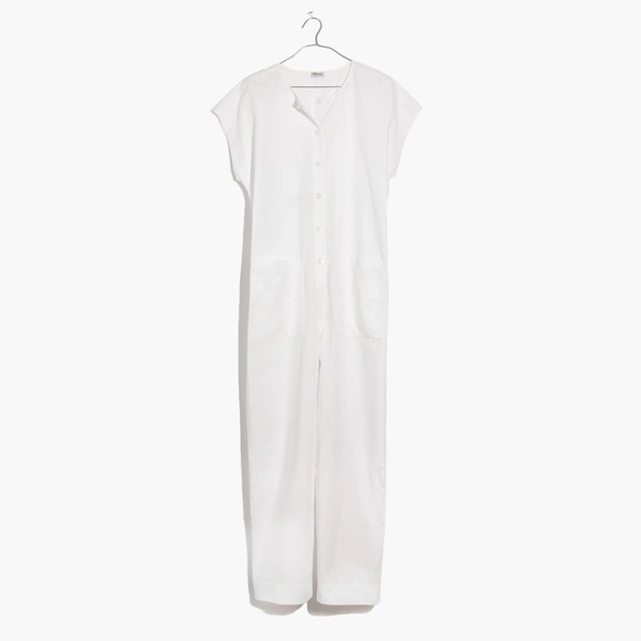 MADEWELL Mosswood Jumpsuit in Striped Pink White - Picture 4 of 11